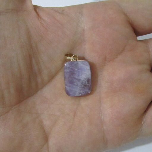 پلاک گردنی سنگ آماتیست