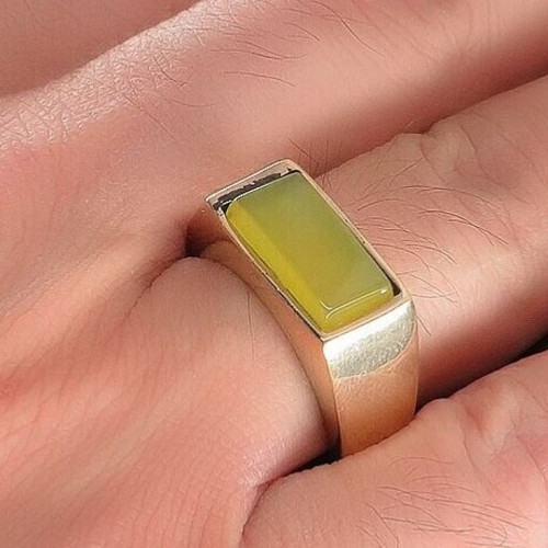 انگشترسنگ شرف الشمس اصل ومعدنی مردانه