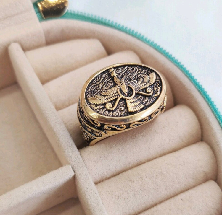 انگشترفروهرمردانه سایز ده