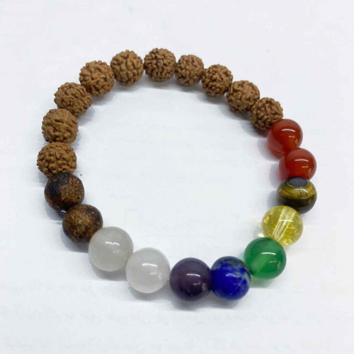 مشخصات قیمت وخریددستبندرودراکشا ۷ چاکرا