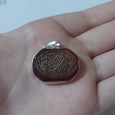 مشخصات قیمت وخرید مدال گردنی عقیق سرخ اصل
