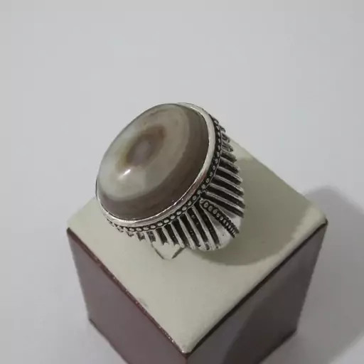 انگشتربسیاردرشت مردانه سنگ باباقوری