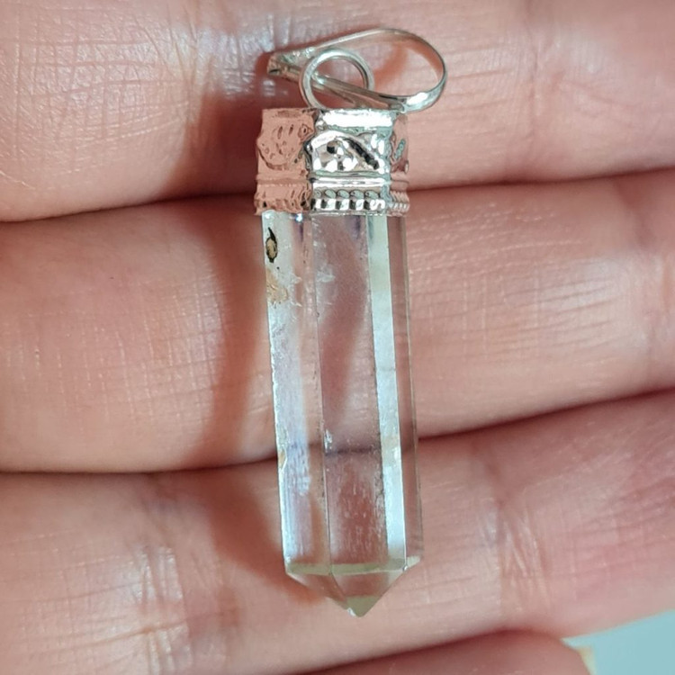 خریدگردنبندکریستال کوارتزاصل ومعدنی