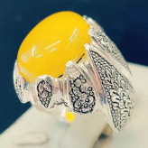 انگشترعقیق زرد