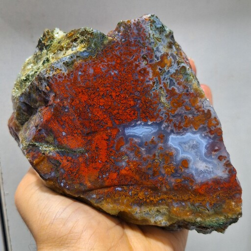 مشخصات وخریدراف تراش نخورده عقیق شجرومنظره