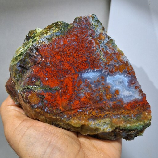 عقیق منظره راف خام