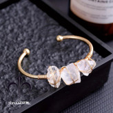 دستبندکریستال کوارتزاصل ومعدنی صدرصد