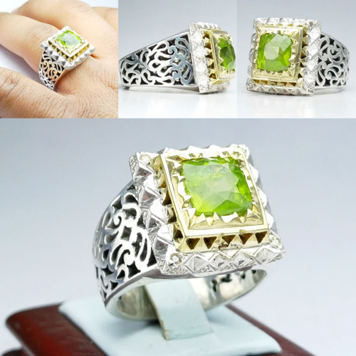 انگشترزبرجداصل مردانه