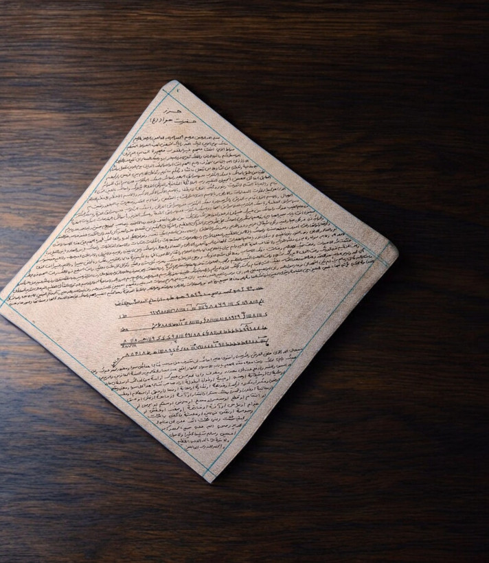 حرزکبیرامام جواددستنویس روی پوست اهو