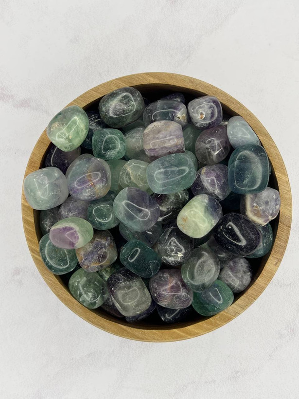 قیمت وخریدسنگ فلوریت تامبل شده