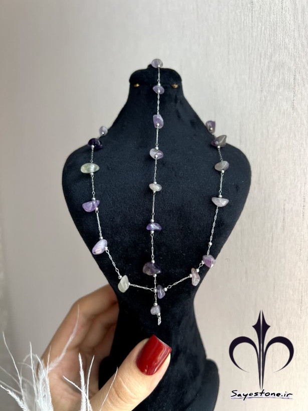 مشخصات قیمت وخریدنیم ست سنگ آماتیست