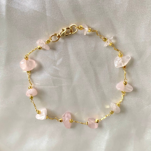 مشخصات وخریددستبندسنگ رزکوارتز