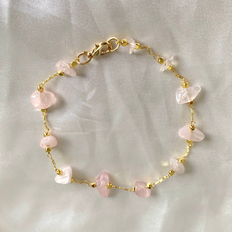 مشخصات وخریددستبندسنگ رزکوارتز