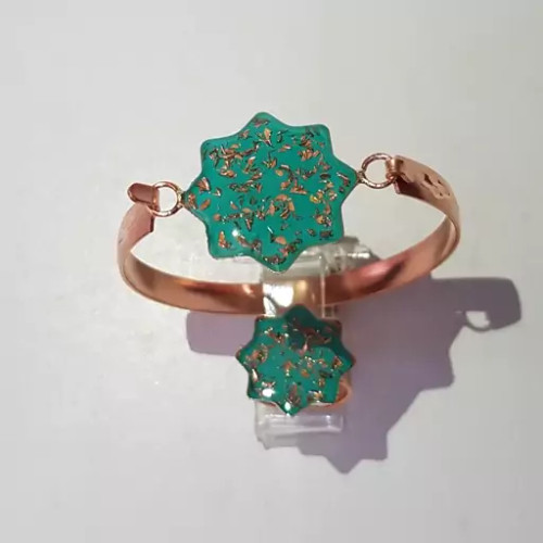 ست دستبندوانگشترمسی زنانه