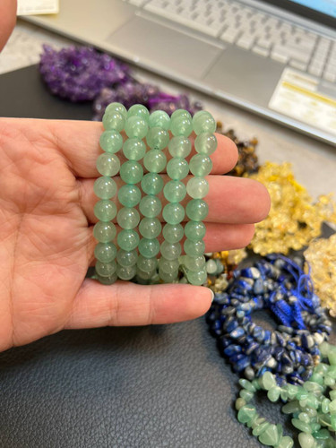 دستبندمردانه وزنانه سنگ آونتورین اصل ومعدنی