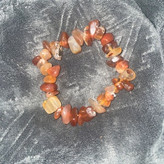 دستبندسنگ عقیق کارنلین اصل ومعدنی