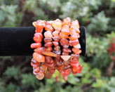 دستبندسنگ عقیق کارنلین اصل ومعدنی