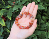 دستبندسنگ عقیق کارنلین اصل ومعدنی