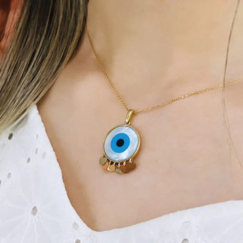 پلاک زنجیر چشم نظر