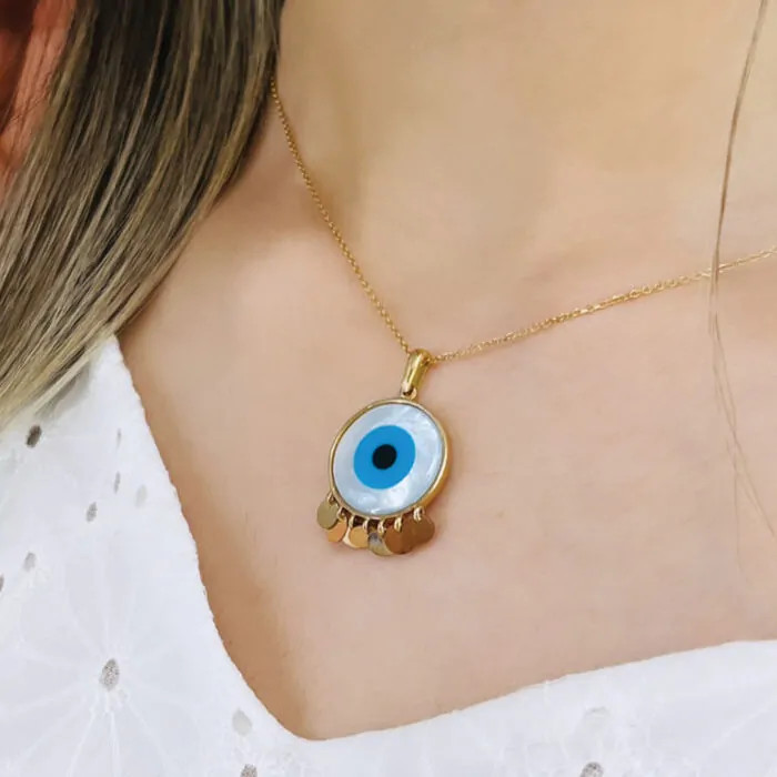 پلاک زنجیر چشم نظر