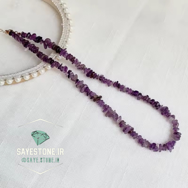 گردنبندزنانه سنگ آمیتیست