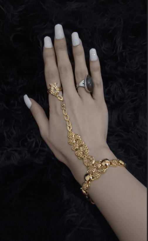 دستبندزنانه طرح طلا