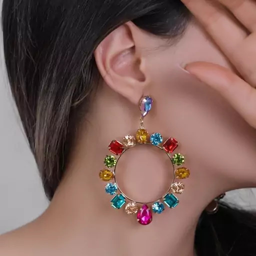 مشخصات قیمت وخرید گوشواره جواهری zara