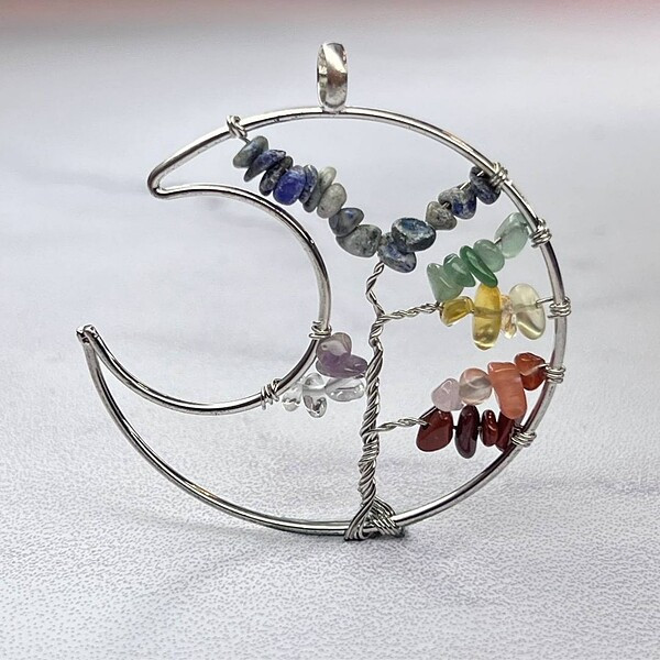 مشخصات قیمت وخریدآویزهفت چاکرا بافت