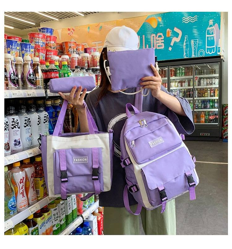 کیف وکوله پشتی دخترانه بنفش