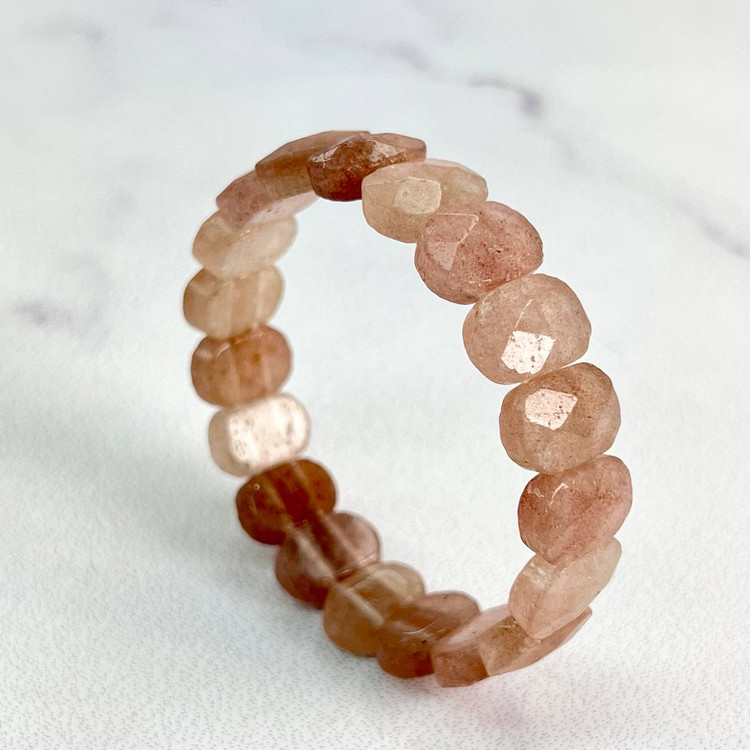 مشخصات قیمت وخریددستبندسنگ چری کوارتز