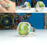 انگشترسنگ زبرجداصل افغانستان