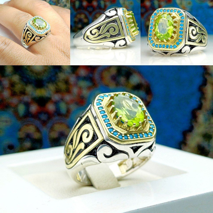 قیمت وسفارش انگشترزبرجدافغانستان اصل