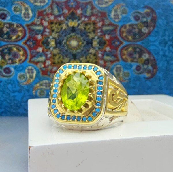 انگشترسنگ زبرجدافغان