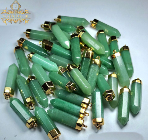 گردنبندسنگ اونتورین سبزاصل ومعدنی