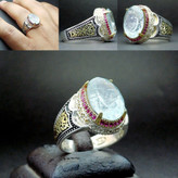 قیمت وخریدانگشترمردانه باسنگ اکوامارین