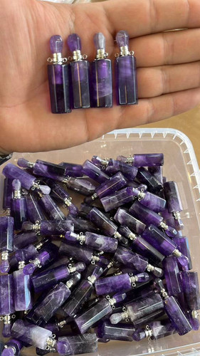 مشخصات قیمت وخریدجاعطری گردنی سنگ آمیتیست