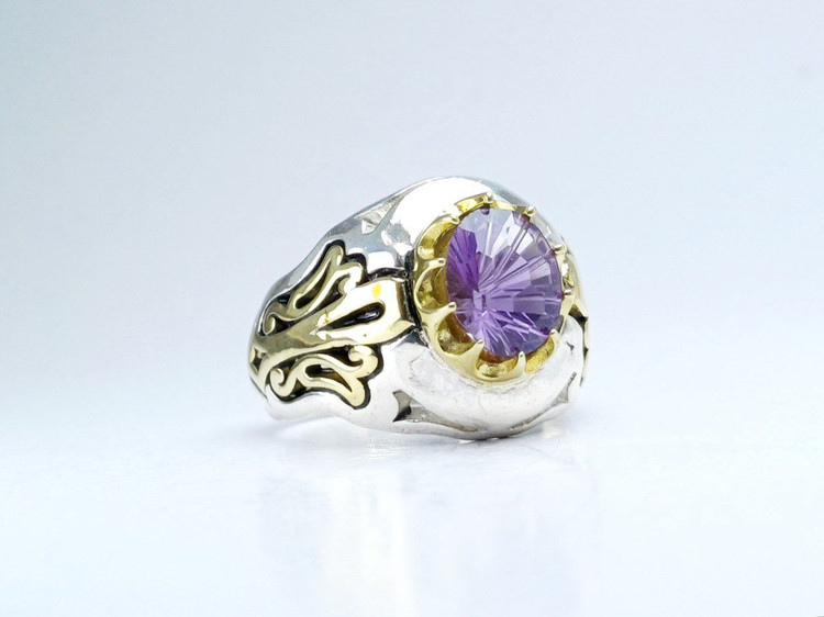 انگشترمردانه سنگ آمیتیست