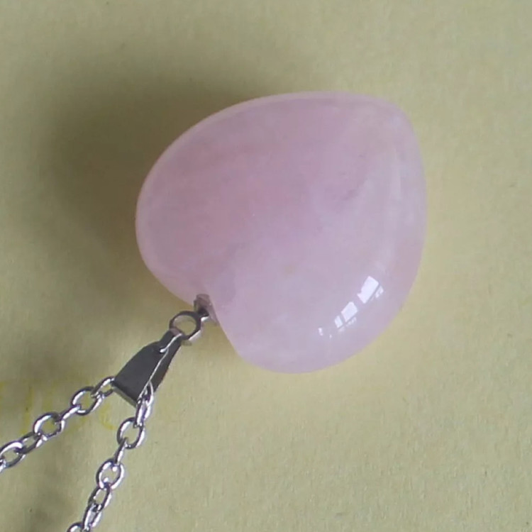 قیمت وخریدپلاک گردنی سنگ رزکوارتزاصل