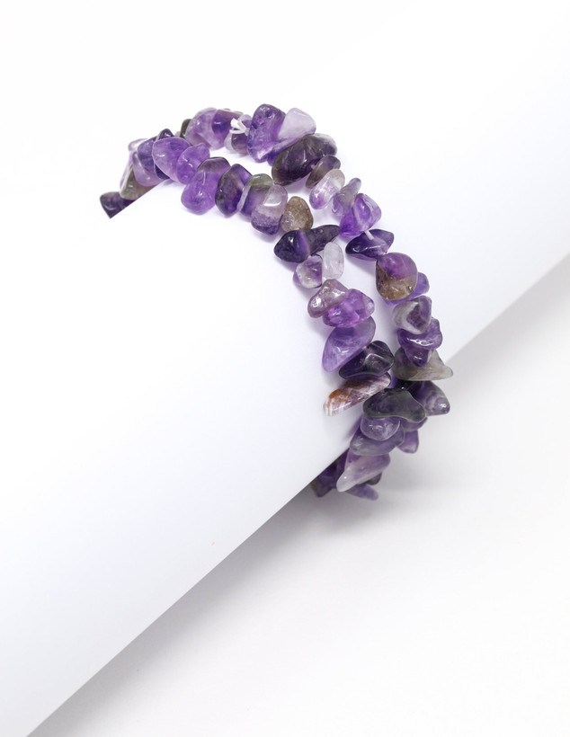 مشخصات قیمت وخریددستبندسنگ آمیتیست معدنی