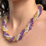 گردنبندلوکس وفاخرسه لاین سنگی