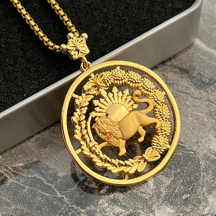 گردنبندمردانه شیرخورشید