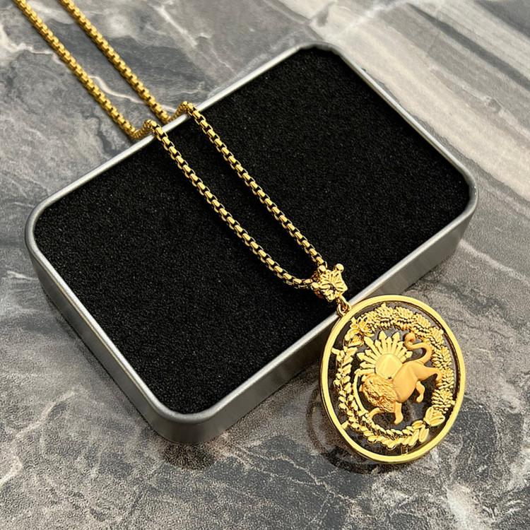 پلاک وزنجیرشیرخورشید