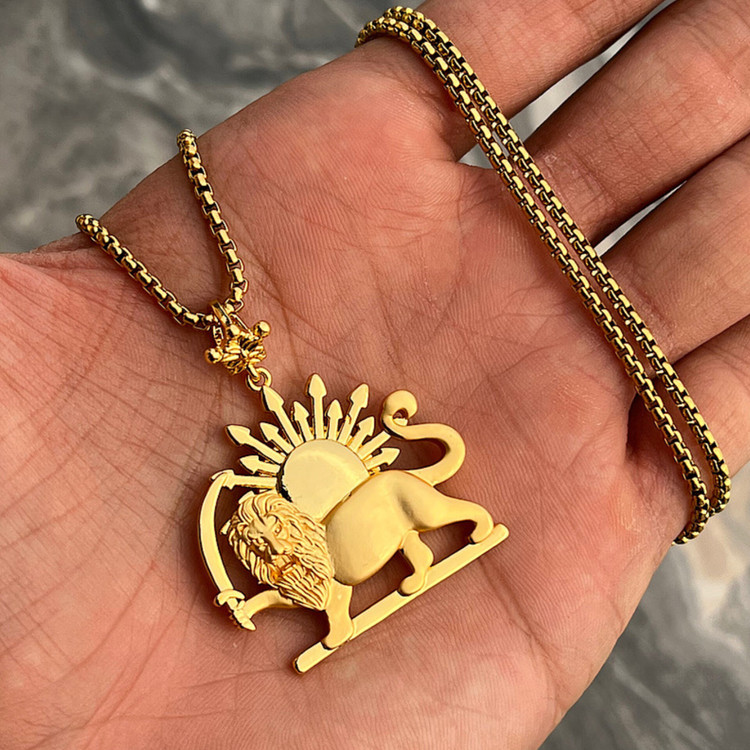 پلاک زنجیرشیرخورشیدمردانه