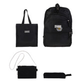 ست کوله پشتی وکیف رنگ مشکی