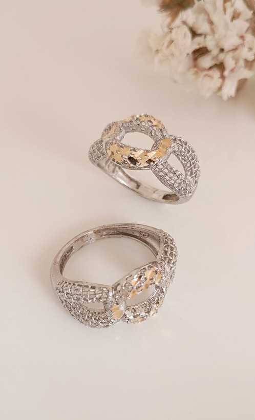 مشخصات قیمت وخریدانگشترزنانه نقره روسی