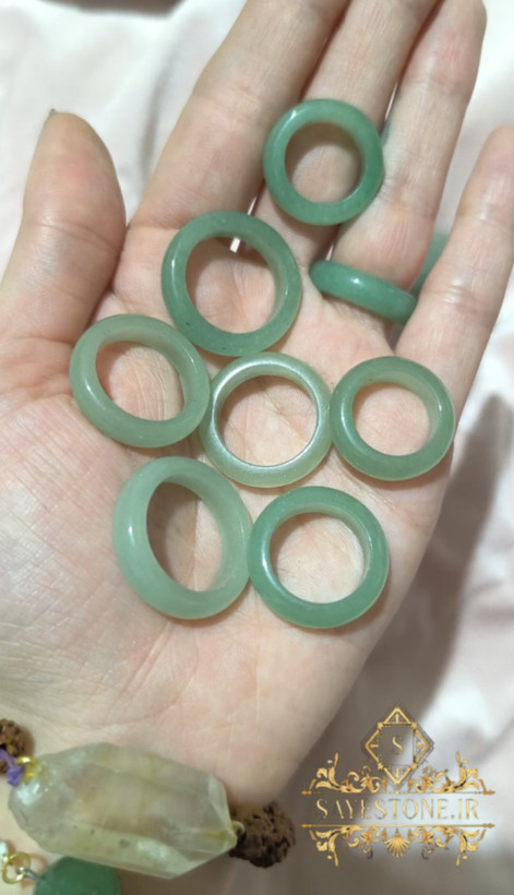 قیمت وسفارش رینگ سنگ آونتورین سبزاصل
