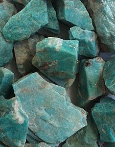 راف خام اصل ومعدنی آمازونیت روسیه