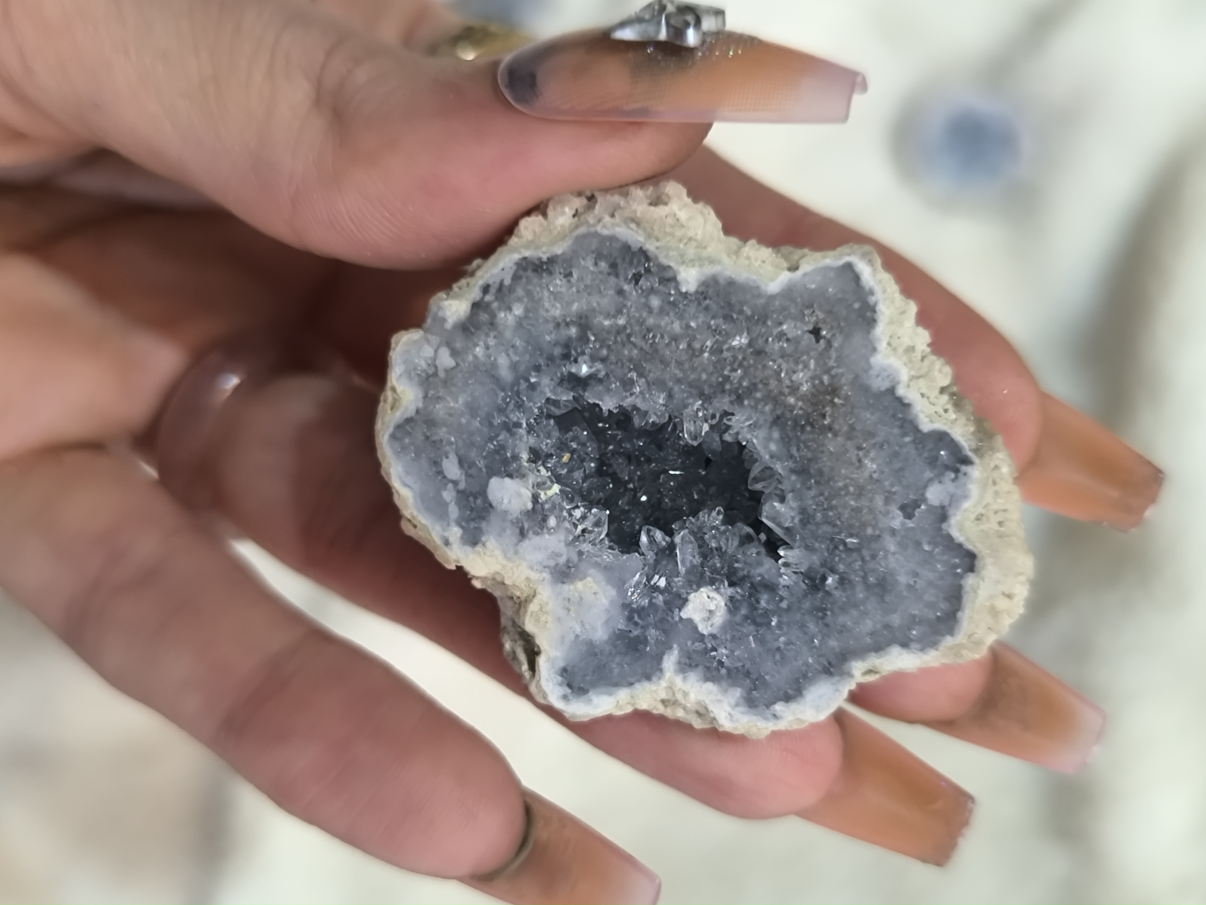 خریدسنگ سلستین آبی اصل ومعدنی