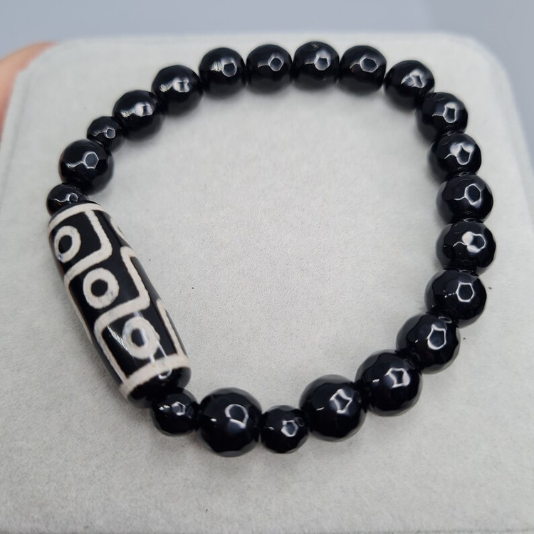 مشخصات قیمت وخرید دستبندسنگ تبتی لول گبری