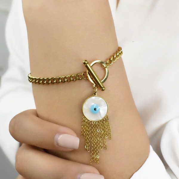 مشخصات قیمت وخریددستبندچشم نظر